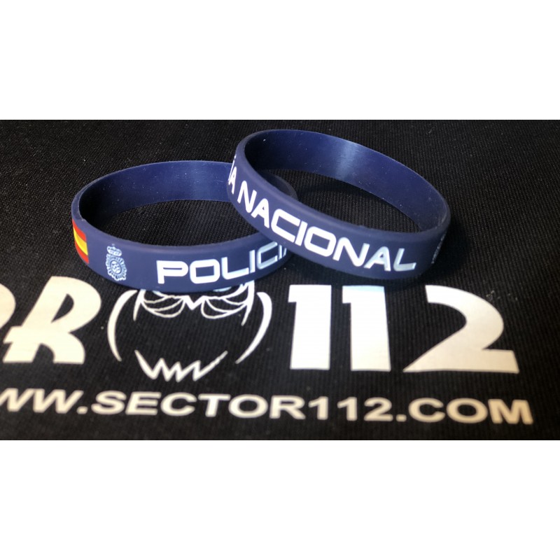 Pulsera Policía Nacional - Accesorios Policía Nacional - Merchandising Policía  Nacional