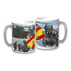 Taza cerámica infantería de marina