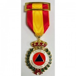Medalla conmemorativa Covid-19 protección civil