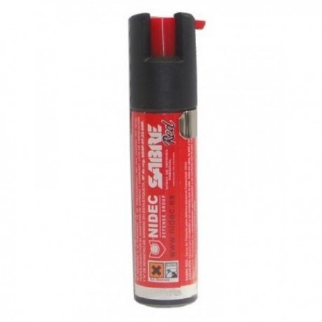 Spray de defensa sabre red chorro balístico homologado 22ml
